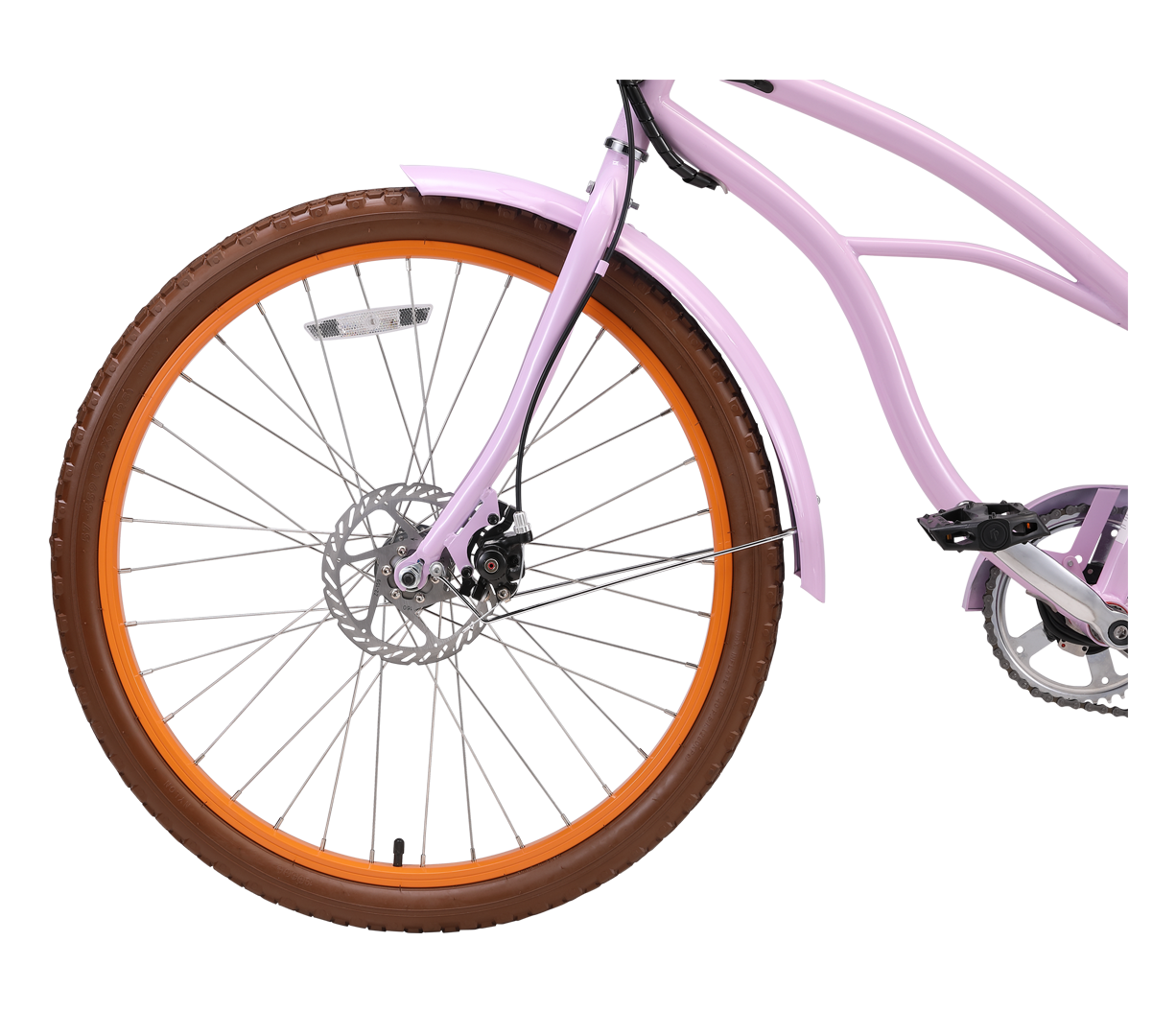 sixthreezero Around the Block Women's NEW 26" 500W 7-Speed Beach Cruiser Bicycle with Rear Rack