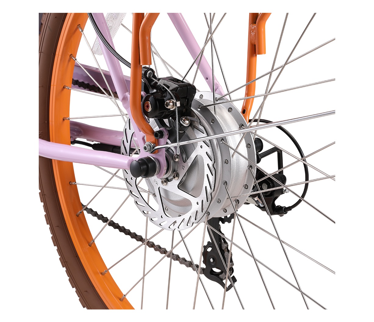 sixthreezero Around the Block Women's NEW 26" 500W 7-Speed Beach Cruiser Bicycle with Rear Rack