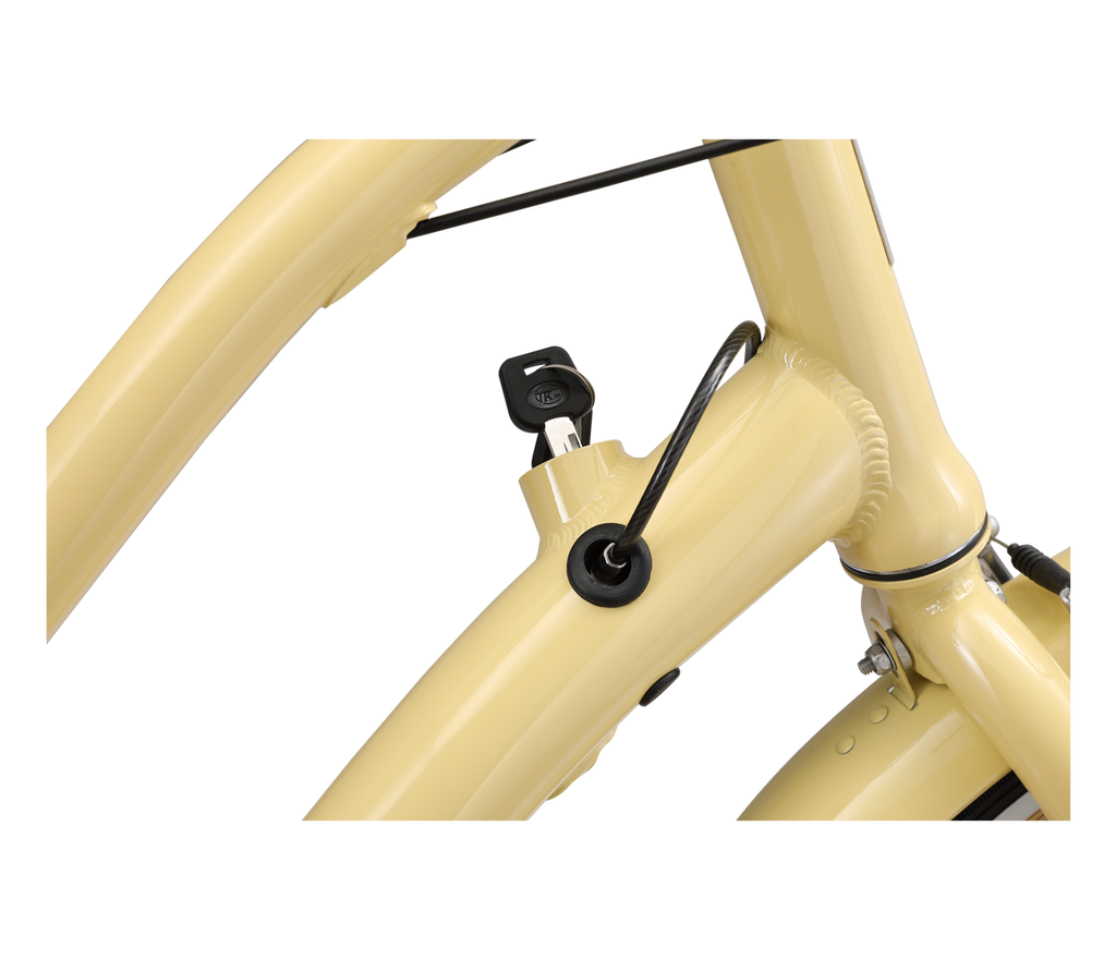 sixthreezero EVRYjourney Women's w/ Integrated Lock 26" 7-Speed Step-Through Touring Hybrid Bicycle