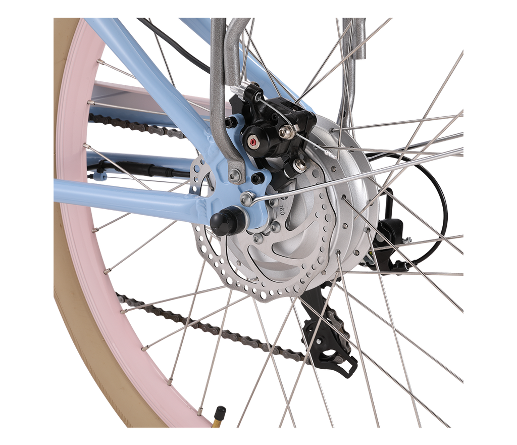 sixthreezero EVRYjourney Women's NEW 26" 500W 7-Speed Step-Through Touring Hybrid Bicycle,