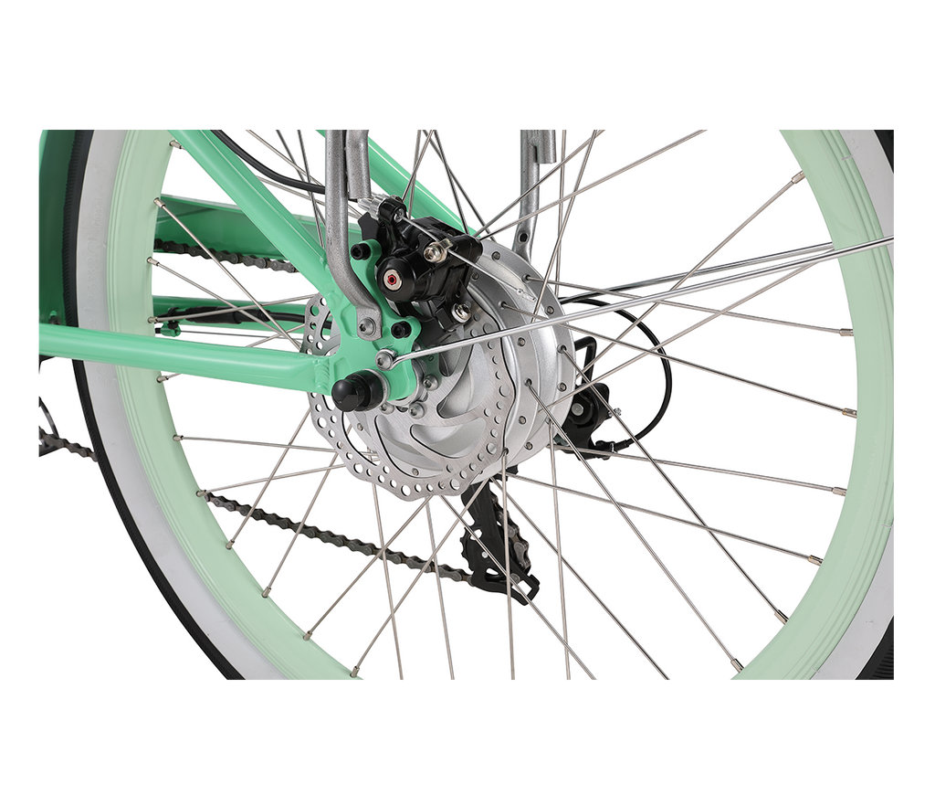 sixthreezero EVRYjourney Women's 26" 500W 7 Speed Electric Hybrid Bicycle