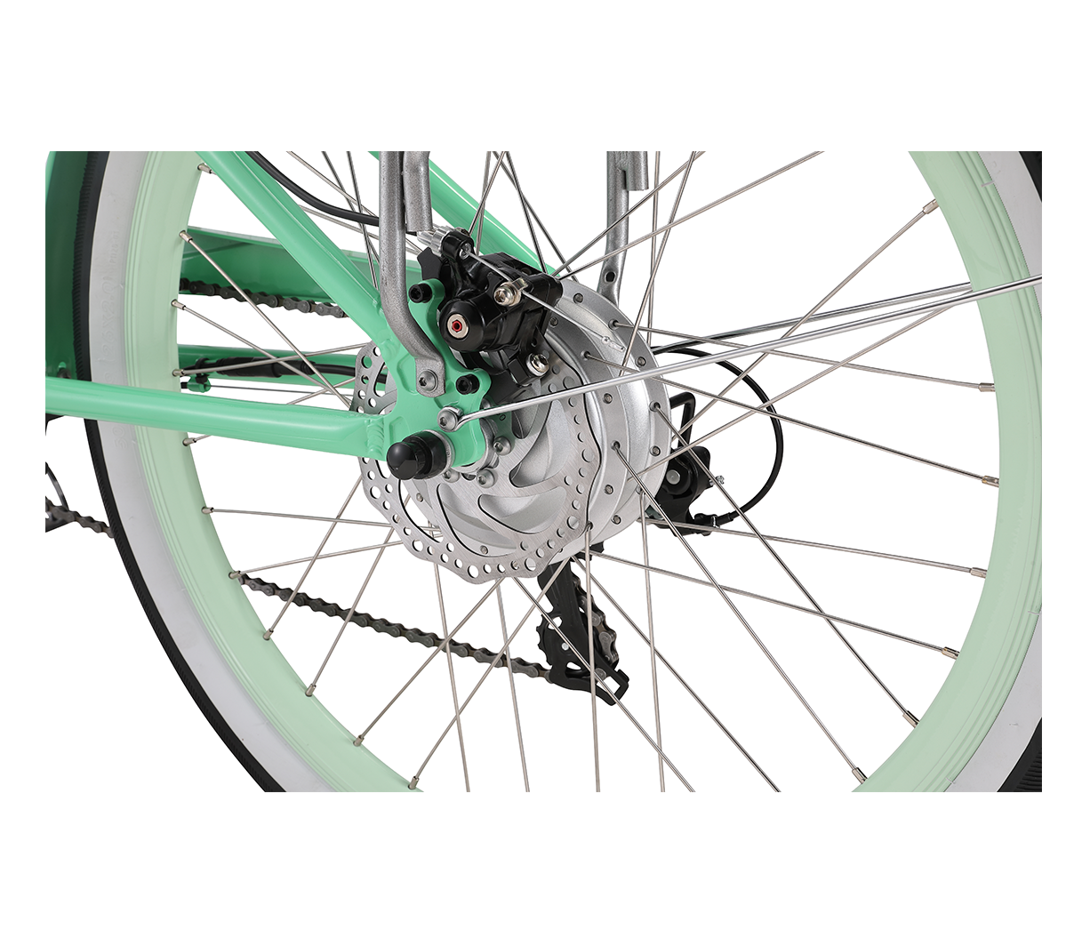 sixthreezero EVRYjourney Women's 26" 500W 7 Speed Electric Hybrid Bicycle