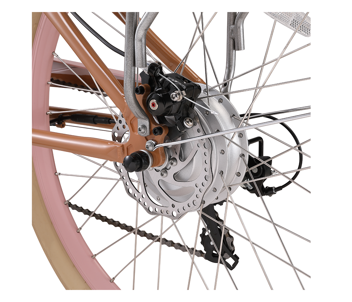 sixthreezero EVRYjourney Women's NEW 26" 500W 7-Speed Step-Through Touring Hybrid Bicycle,