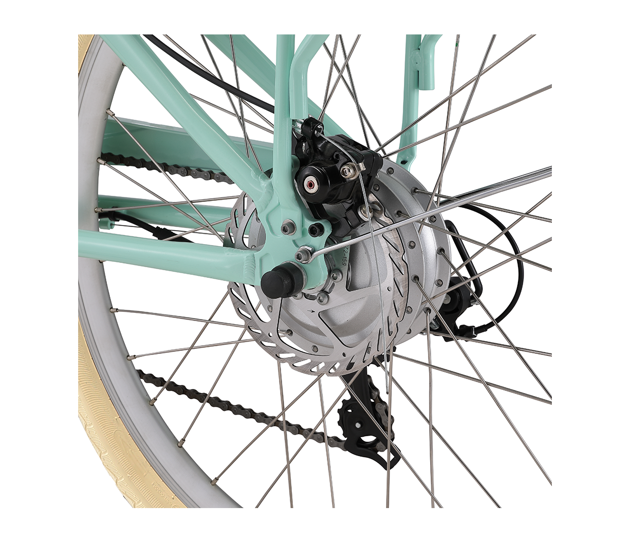 A/O Frida 7-Speed 500W Step-Through Touring Hybrid Electric Bike