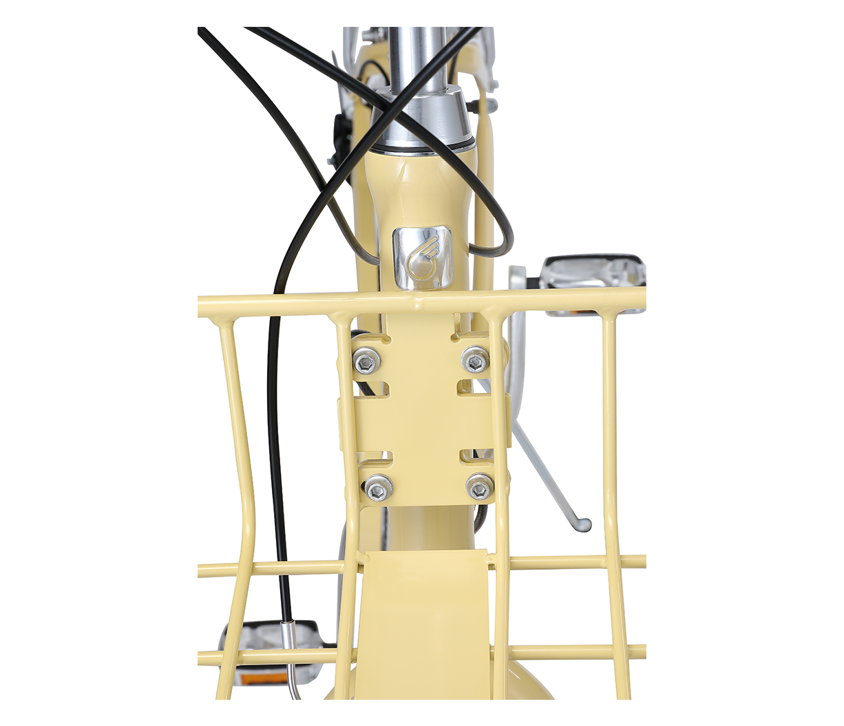 sixthreezero EVRYjourney Deluxe Women's 26" 7-Speed Touring Hybrid Bicycle w/ Integrated Lock, Basket, Light