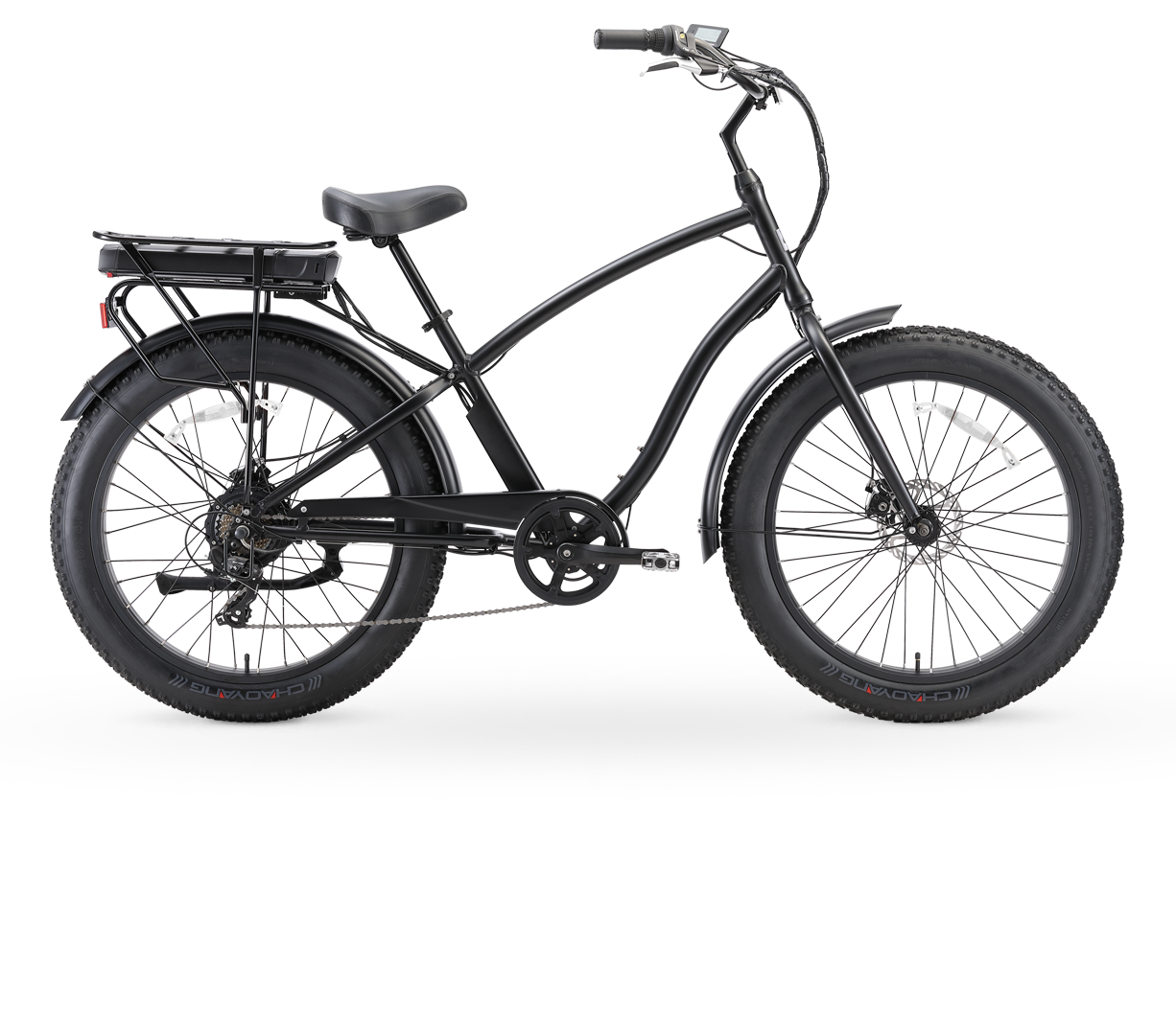 sixthreezero EVRYjourney Men's 7-Speed 500W Fat Tire Electric Bicycle