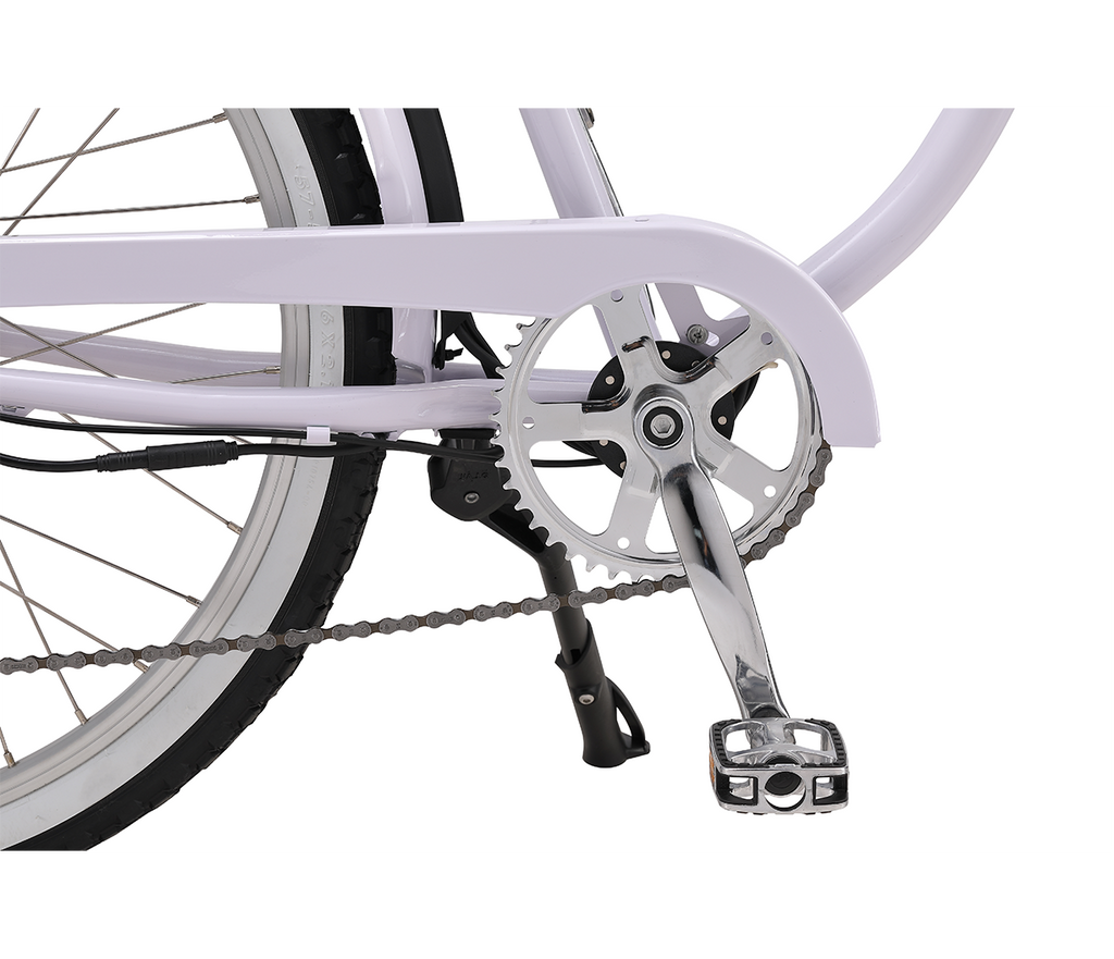 A/O Amelia 7-Speed 500W Beach Cruiser Electric Bike