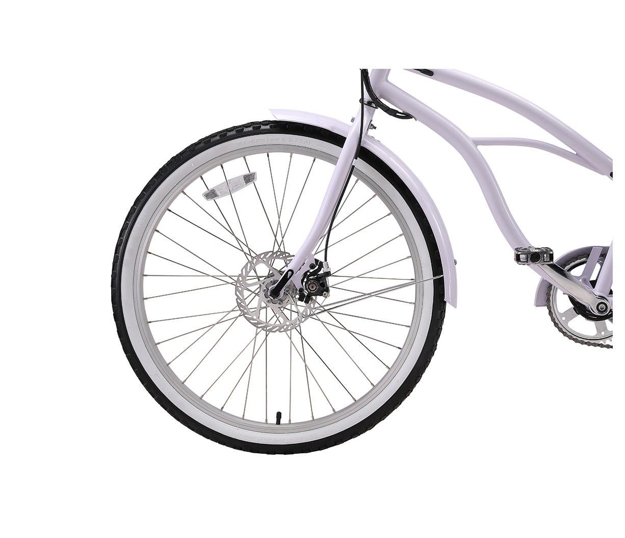A/O Amelia 7-Speed 500W Beach Cruiser Electric Bike
