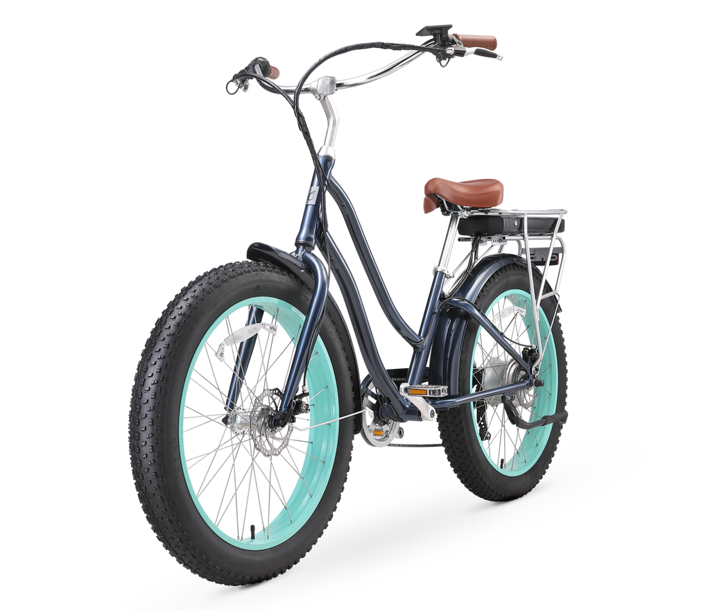 sixthreezero EVRYjourney Women's 7-Speed 500W Fat Tire Electric Bicycle