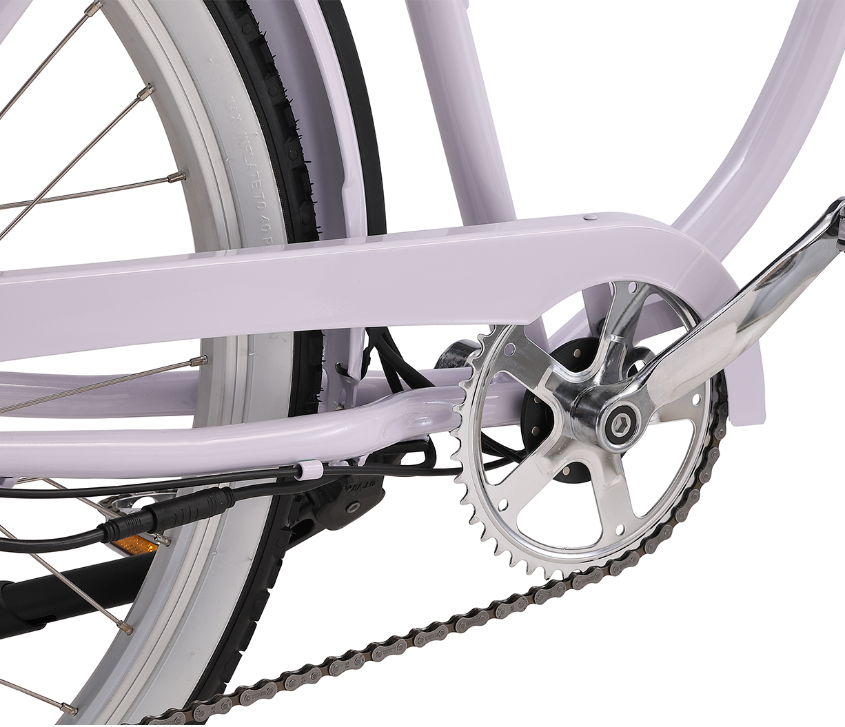 A/O Amelia 7-Speed 500W Beach Cruiser Electric Bike