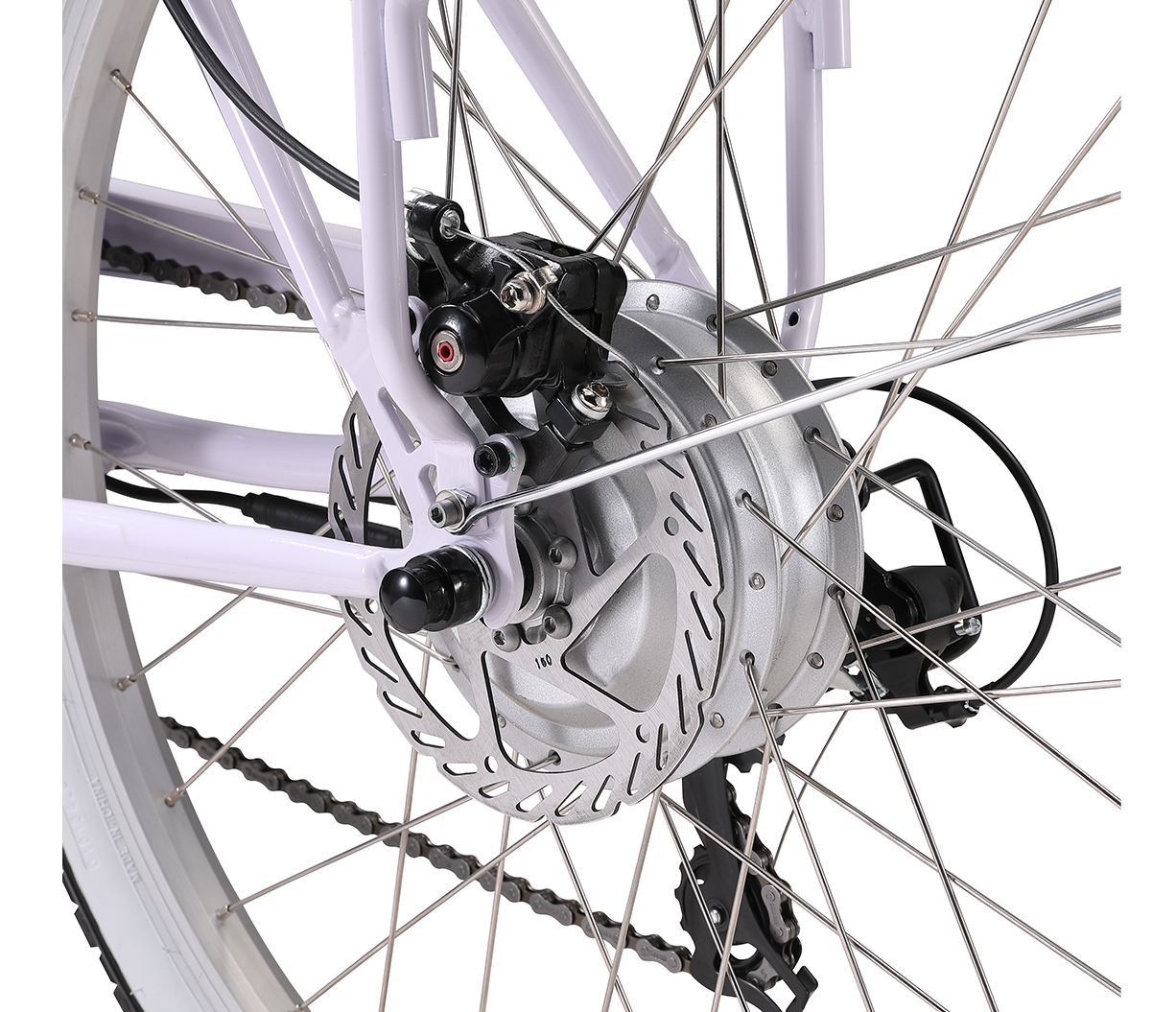 A/O Amelia 7-Speed 500W Beach Cruiser Electric Bike