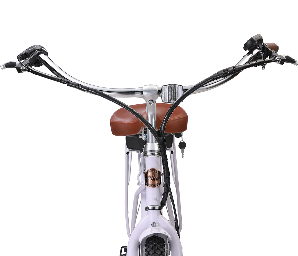 A/O Amelia 7-Speed 500W Beach Cruiser Electric Bike