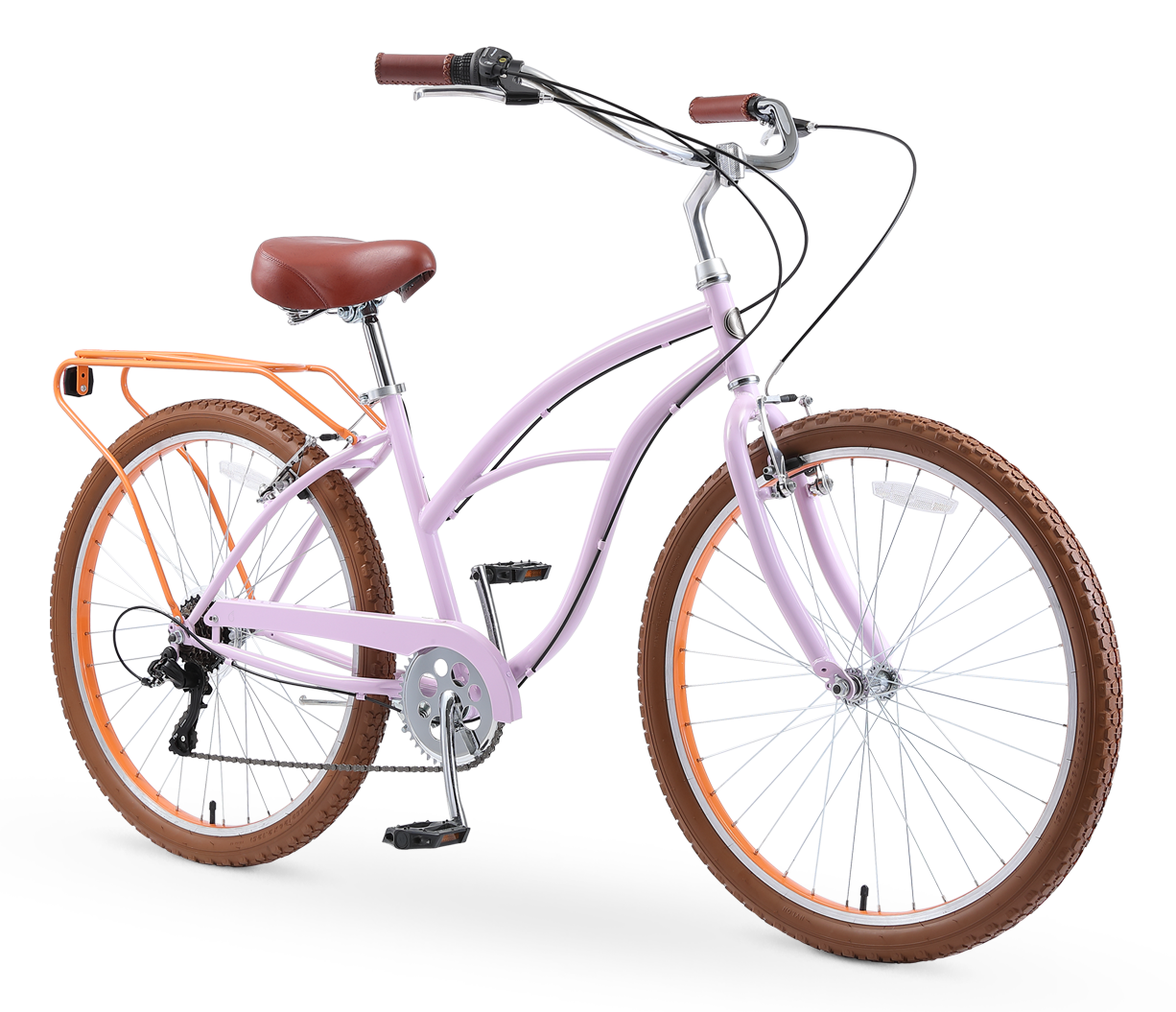 sixthreezero NEW Around the Block Women's 26" 7-Speed Beach Cruiser Bicycle