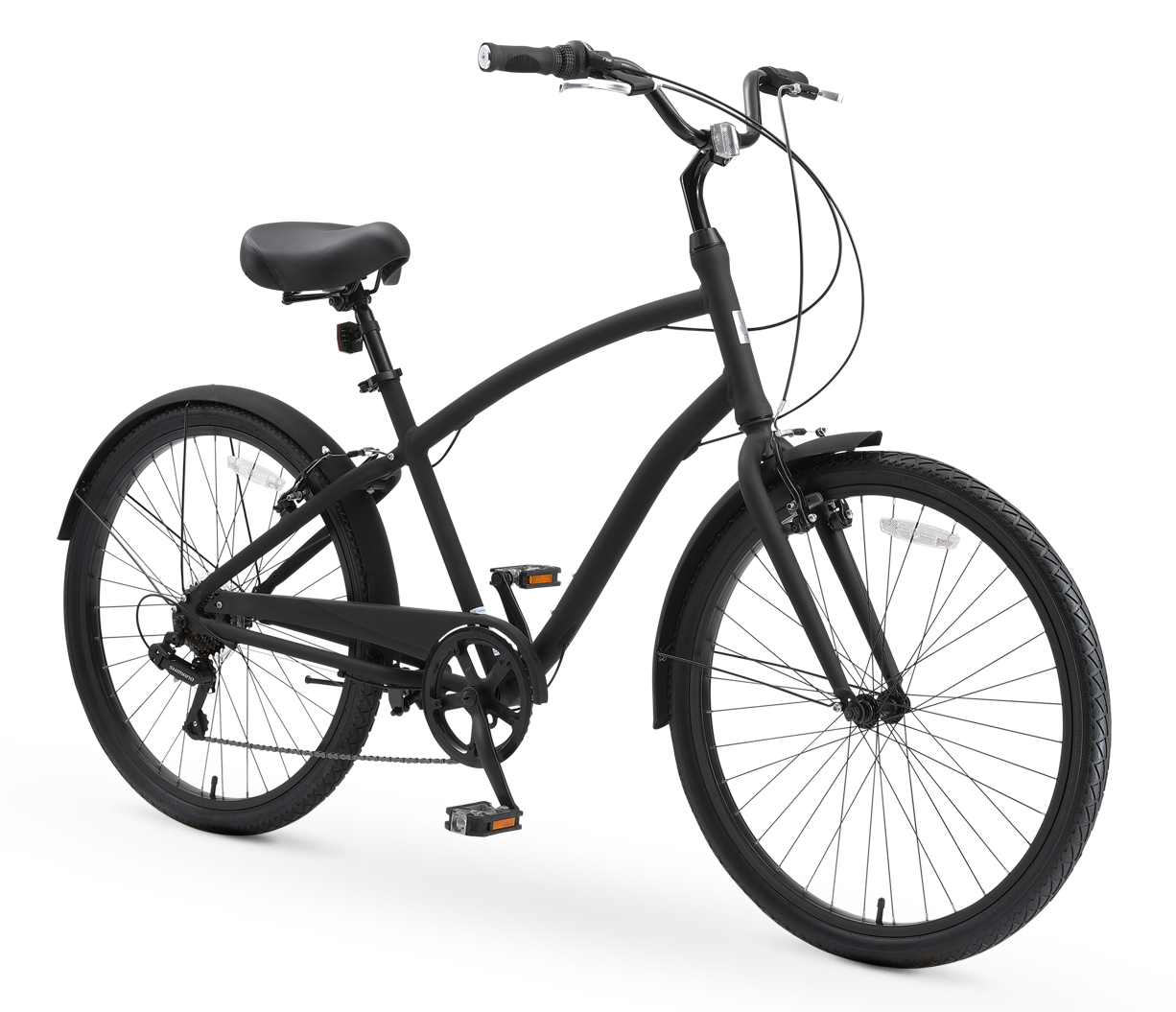 sixthreezero EVRYjourney Men's Casual Edition 26" 7-Speed Sport Hybrid Cruiser Bicycle