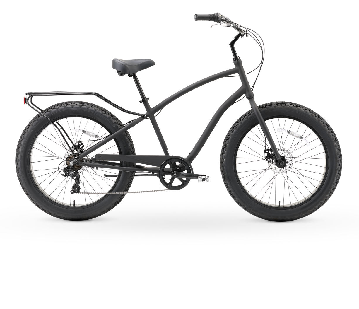 sixthreezero EVRYjourney Men's 26" FAT Tire 7-Speed Sport Hybrid Cruiser Bicycle