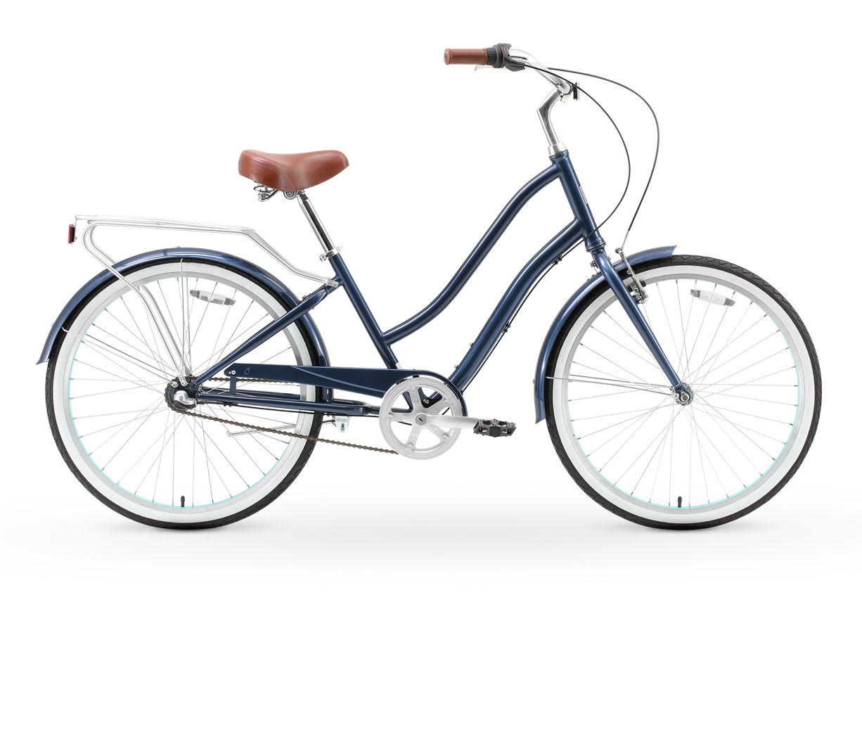 sixthreezero EVRYjourney Women's 26" 3 Speed Steel Step-Through Touring Hybrid Bicycle