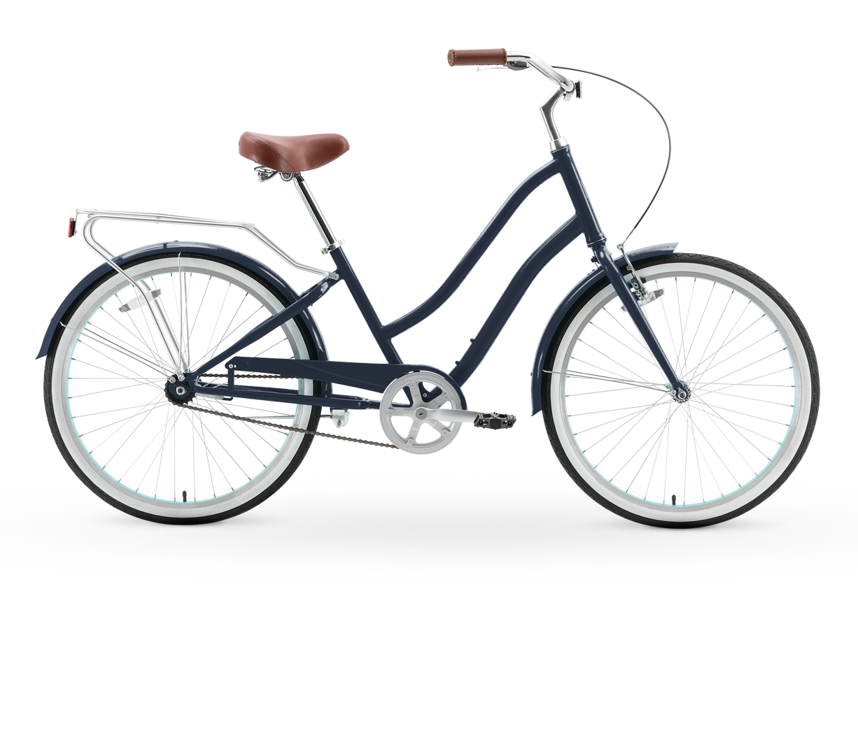 sixthreezero EVRYjourney Women's 26" Single Speed Steel Step-Through Touring Hybrid Bicycle
