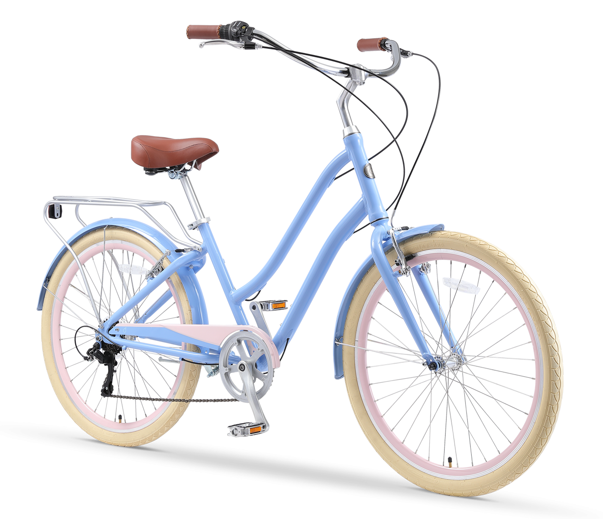 sixthreezero NEW EVRYjourney Women's 26" 7-Speed Speed Step-Through Touring Hybrid Bicycle