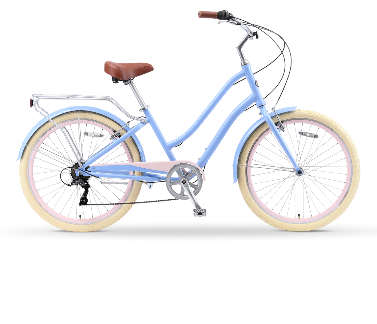 sixthreezero NEW EVRYjourney Women's 26" 7-Speed Speed Step-Through Touring Hybrid Bicycle