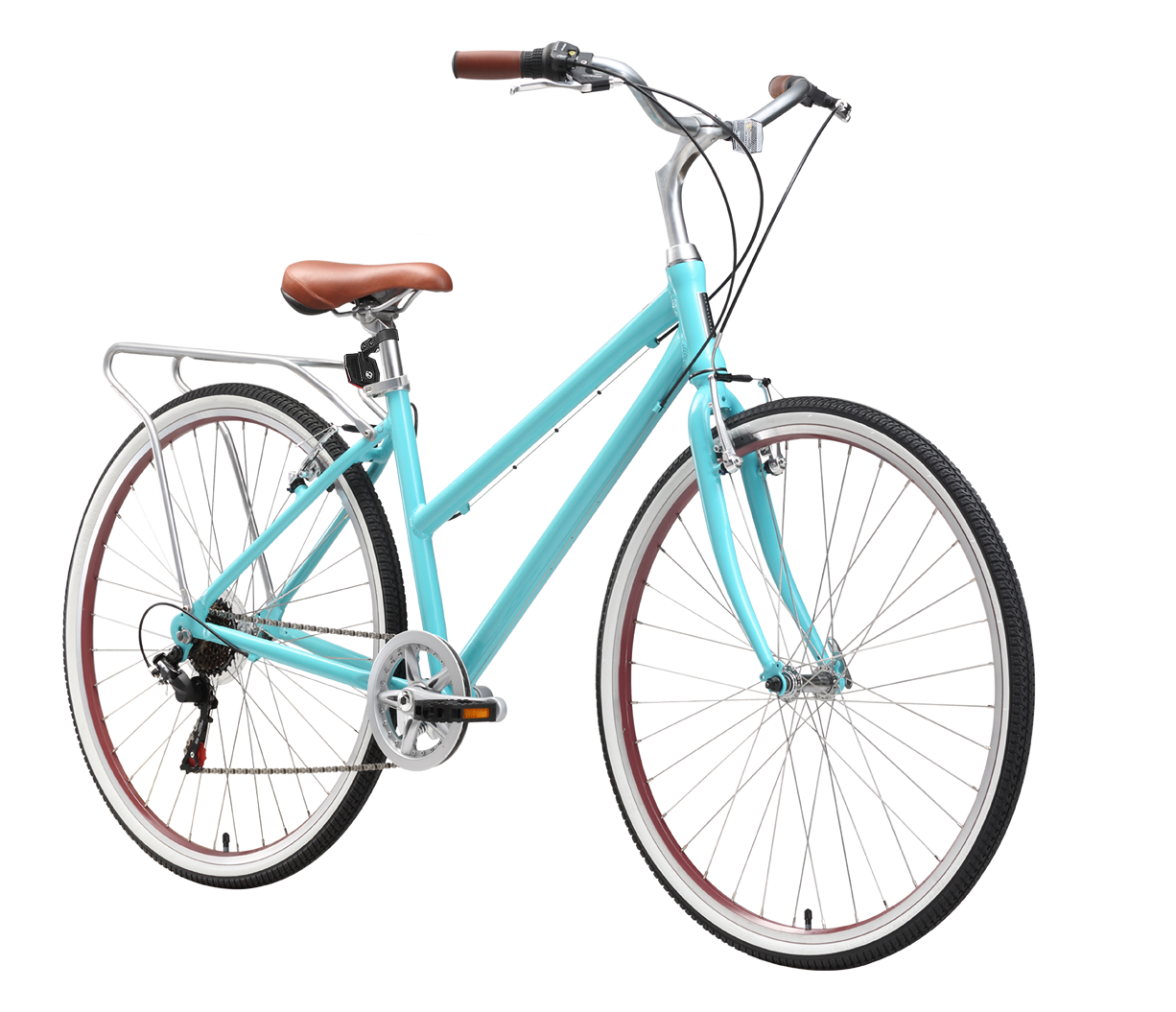 sixthreezero Explore Your Range Women's 7 Speed Commuter Hybrid Bike