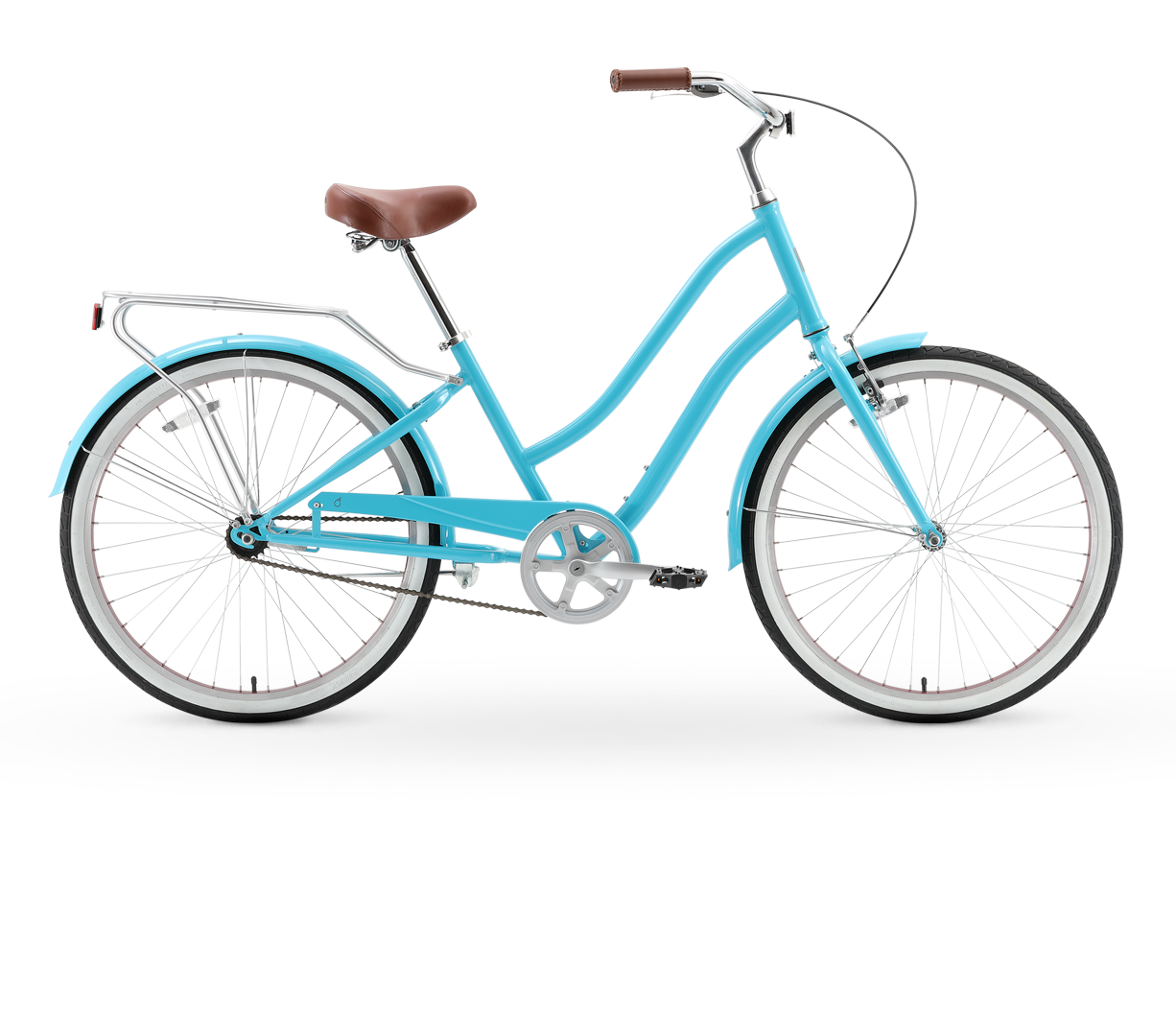 sixthreezero EVRYjourney Women's 26" Single Speed Steel Step-Through Touring Hybrid Bicycle