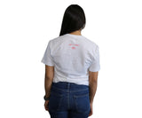 sixthreezero White with Fading Coral 100% Cotton Unisex Shirt