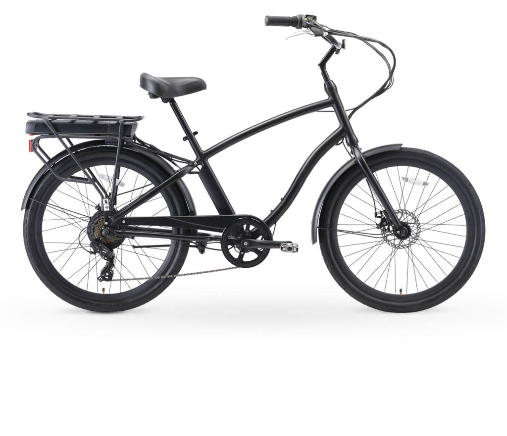 sixthreezero EVRYjourney Men's 26" 500W 7 Speed Electric Hybrid Bicycle